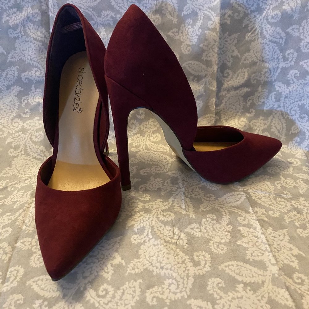 Shoe Dazzle Amandalyn High Heel Wine Color size 7